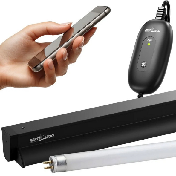 Світильник з лампою T5 Repti-Zoo Lighting Combo Smart KIT 10.0 UVB 24W 57.5 см (ZAT2824ST) для рептилій