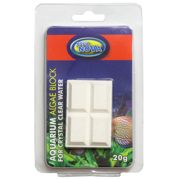 Таблетки против водорослей Aqua Nova Aquarium Algea Block 20г на 120л. (AQUA-ALGAE-BLOCK)