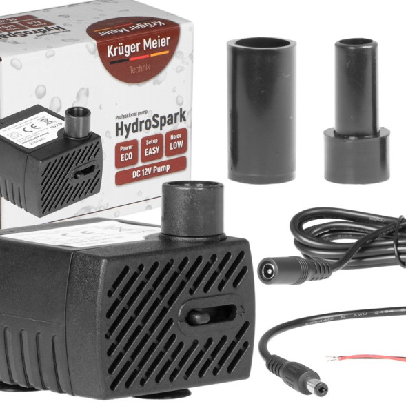 Помпа підйомна Kruger Meier HydroSpark 450 — міні насос 12V, 300 л/год