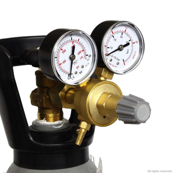 Редуктор CO2 Aqua Nova для заправляються балонів W21,8х1/14 (CO2REG1)