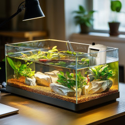 Фільтр для черепах Kruger Meier TurtleX Elite з водоспадом і регульованим потоком для мілководних акваріумів