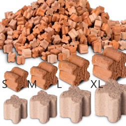 Наповнювач для біофільтрації зі зниженням pH Neo Media Soft S Premium Quad 1 л