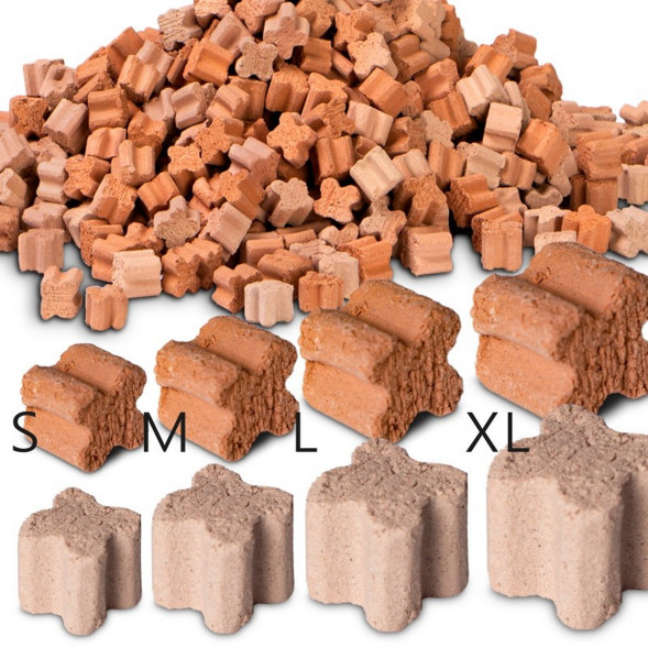 Наповнювач для біофільтрації зі зниженням pH Aquario Neo Media Soft L Premium Quad 5 л