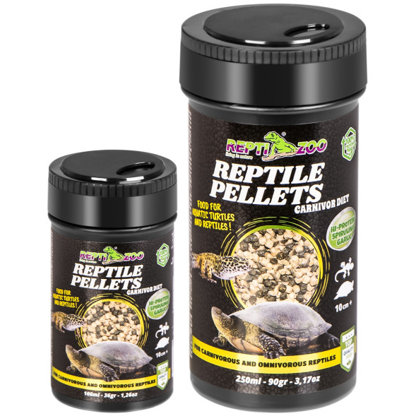 Корм і вітаміни для хижих рептилій Repti-Zoo Reptile Pellets 250мл.
