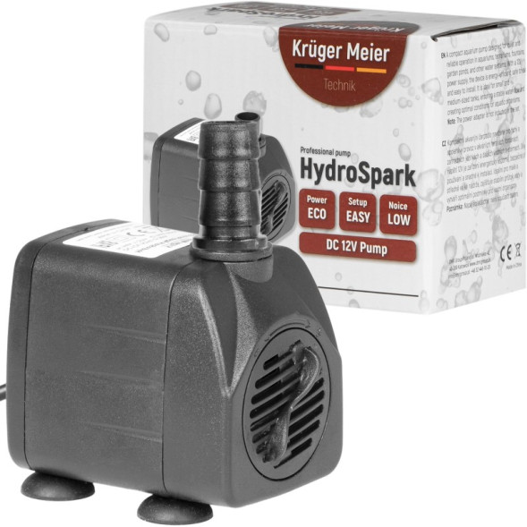 Помпа підйомна Kruger Meier HydroSpark 1750 — міні насос 12V, 1500 л/год
