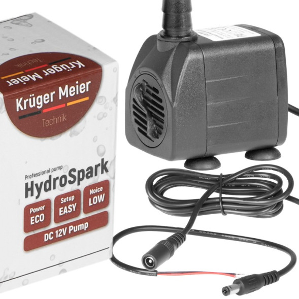 Помпа підйомна Kruger Meier HydroSpark 1750 — міні насос 12V, 1500 л/год