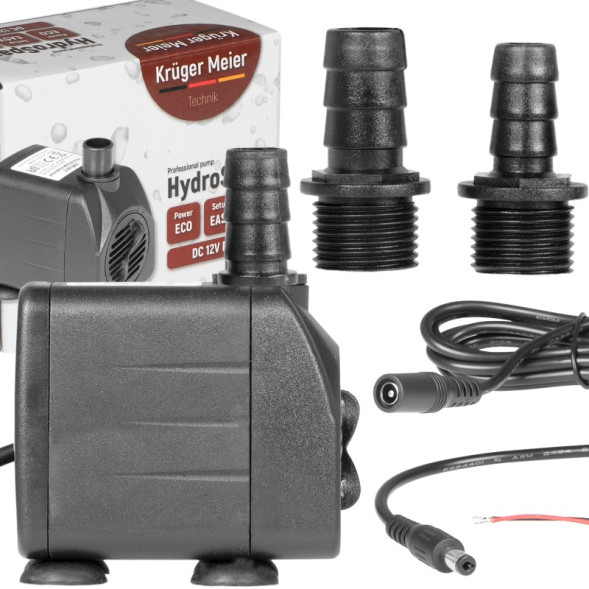 Помпа підйомна Kruger Meier HydroSpark 1750 — міні насос 12V, 1500 л/год