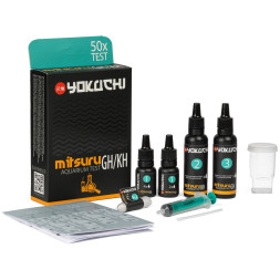 Тест жесткости воды GH, KH Yokuchi Mitsuru Aquarium Test GH/KH 50 тестов