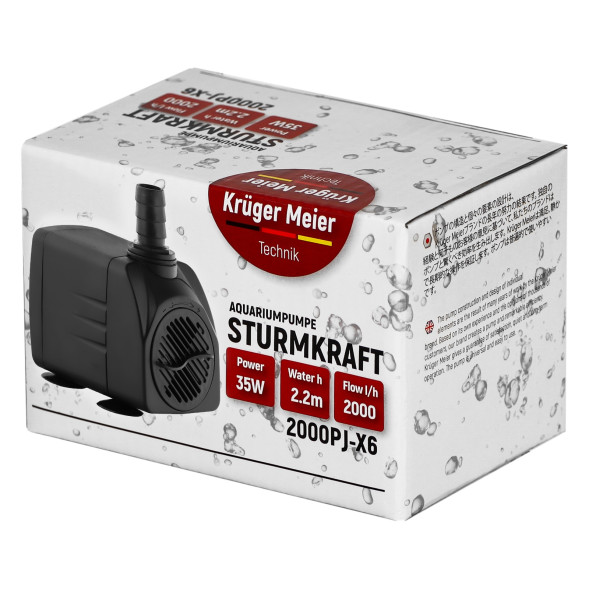Помпа підйомна Kruger Meier Sturmkraft 2000 л/г (2000PJ-X6)