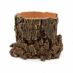 Декорація Hobby Forest Stump 14×12,5×10 см - декоративний пень, поїлка для тераріуму (40848)