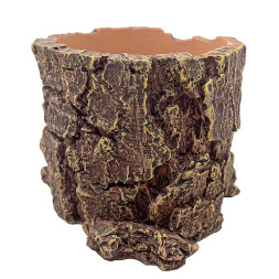 Декорація Hobby Forest Stump 14×12,5×10 см - декоративний пень, поїлка для тераріуму (40848)