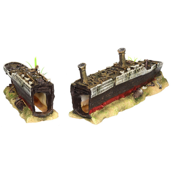 Декорация затонувший корабль Hobby Titanik 40x6x9см (41704)