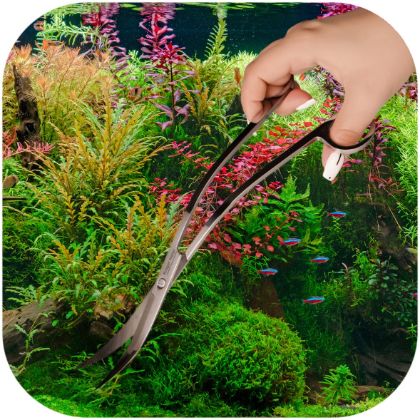 Ножиці вигнуті 25см Kruger Meier Pflanzenschere Winkt