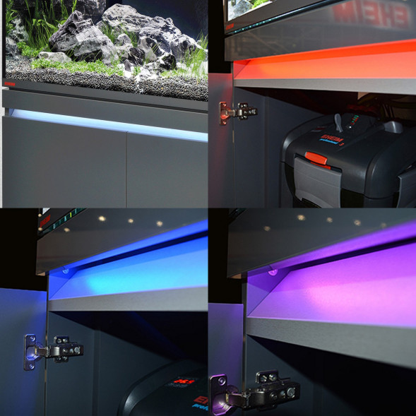 Акваріумний морський комплект Eheim incpiria marine 230 graphit/rustic oak з тумбою (0692517) під замовлення