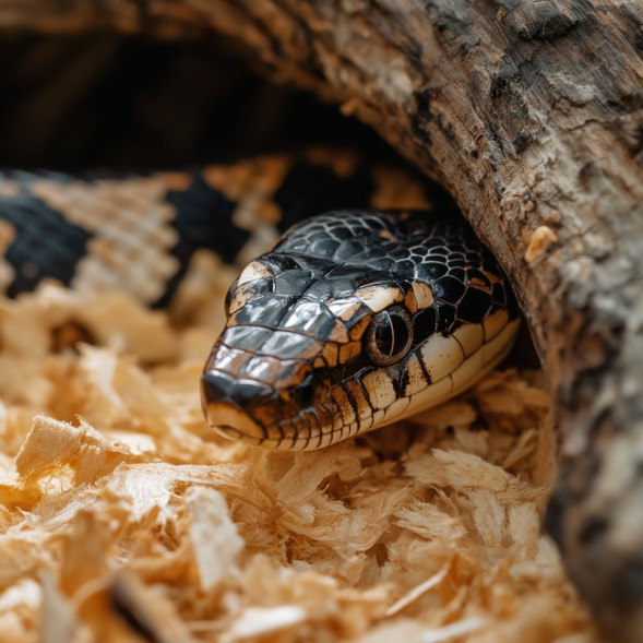 Натуральная древесная подстилка Aventerra Sweden SNAKEEY Wood Tiny 4 л для грызунов и змей