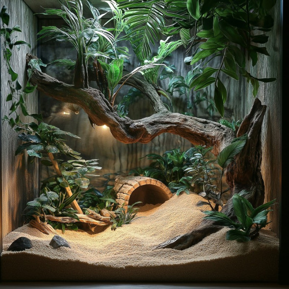 Натуральная древесная подстилка Aventerra Sweden SNAKEEY Wood Tiny 4 л для грызунов и змей