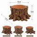 Декорація Hobby Wildwood Stump 15×14,5×9 см - декоративний пень, поїлка, горщик для тераріуму (40849)