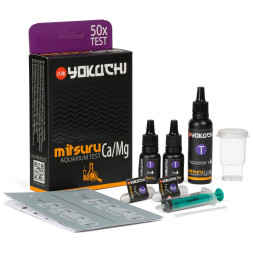 Тест на кальцій і магній Yokuchi Mitsuru Aquarium Test Ca/Mg, 50 тестів в прісноводному акваріумі