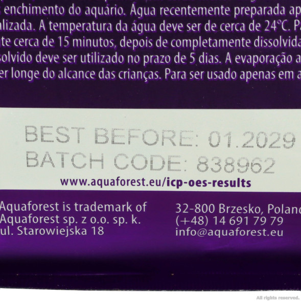 Сіль для морського акваріуму Aquaforest Sea Salt 7,5кг (739221)