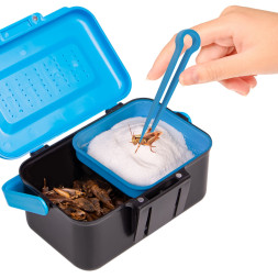 Подвійний контейнер для живого корму Terrario Live Food Box 13x9x7см