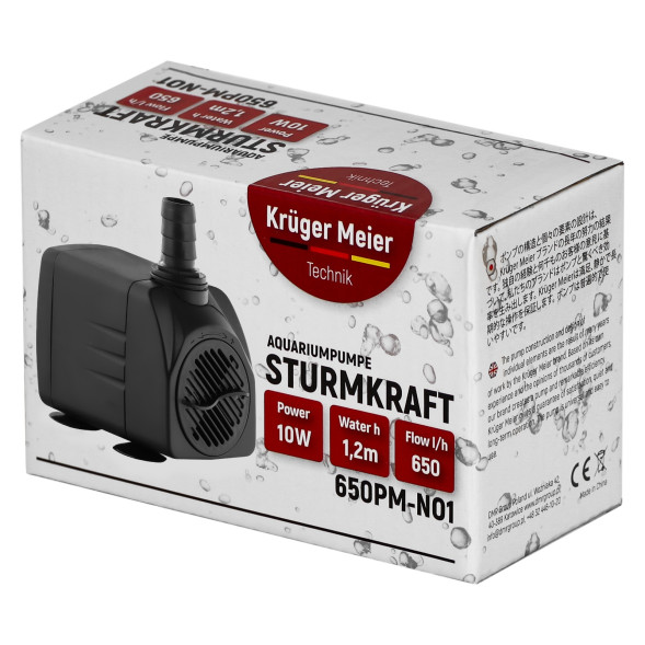 Помпа підйомна Kruger Meier Sturmkraft 650 л/г (650PM-NO1)