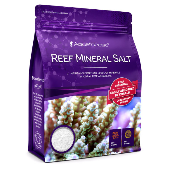Сіль не містить (NaCl) хлорид натрію Aquaforest Reef Mineral Salt 800г (730303)