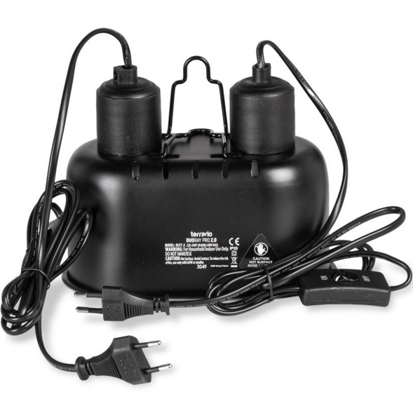 Світильник подвійний Terrario DUORAY 2.0 E27 2x60W для тераріуму