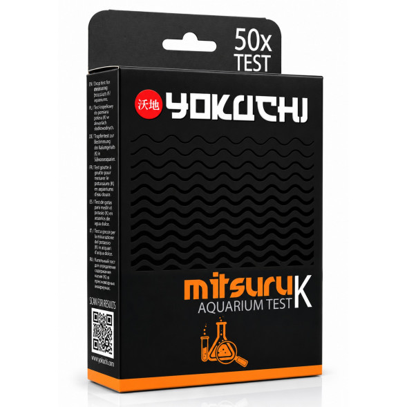 Тест на калій в акваріумній воді Yokuchi Mitsuru Aquarium Test K, 50 тестів