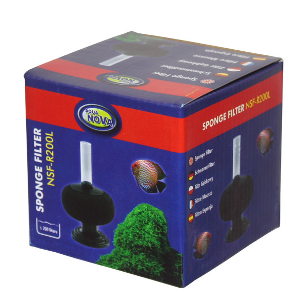 Аерліфтний фільтр Aqua Nova до 200л (NSF-R200L)