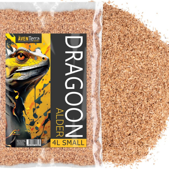 Натуральная древесная подстилка Aventerra DRAGOON Alder Small 4л для рептилий, пауков и грызунов