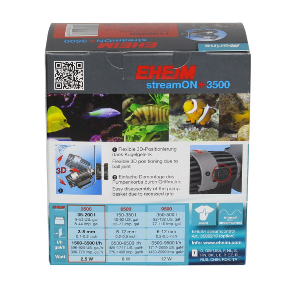 Помпа течії Eheim streamON+ 3500 (1180220)