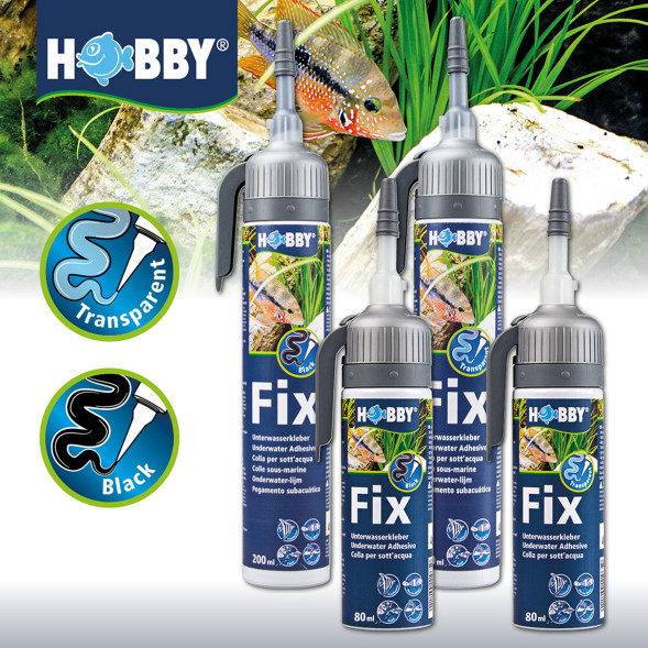 Клей-герметик прозорий Hobby Fix Underwater Adhesive 200 мл (11966) для акваріумів і тераріумів