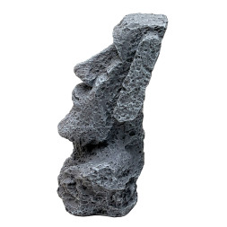 Декорация Hobby Moai Ora 1 12,5×11,5×17,5 см (41716) - статуя Моаи с укрытием для аквариума и террариума.