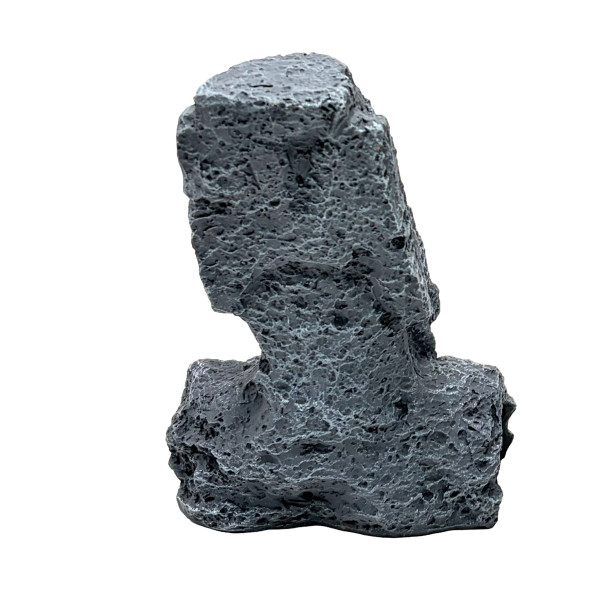 Декорація Hobby Moai Ora 1 12,5×11,5×17,5 см (41716) - статуя Моаї з укриттям для акваріума і тераріуму