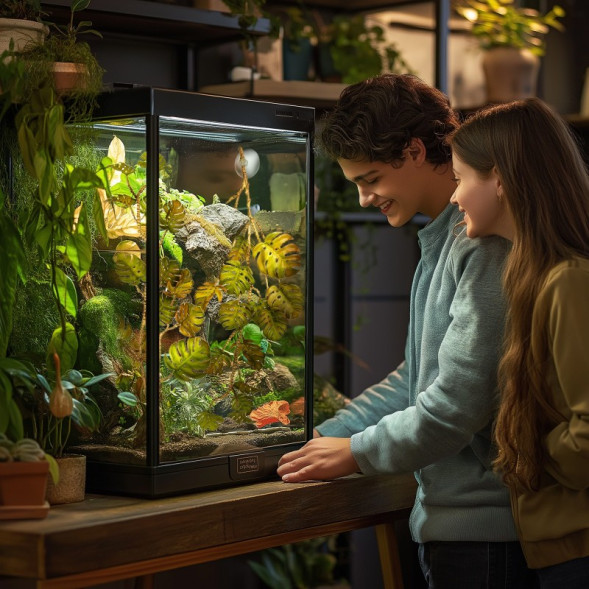 Штучна рослина, звисаючий монстера Terrario 70см (PT334C)