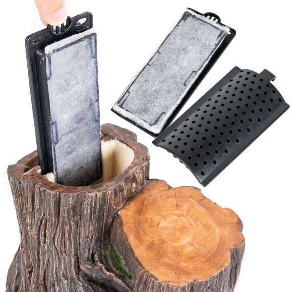 Декоративний фільтр-водоспад Repti-Zoo Turtle Filter Tree (GLB10) у формі кореня для амфібій і тераріумів до 70 літрів