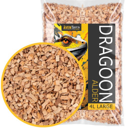 Натуральная древесная подстилка Aventerra DRAGOON Alder Large 4 л для больших террариумов, рептилий, грызунов и пауков