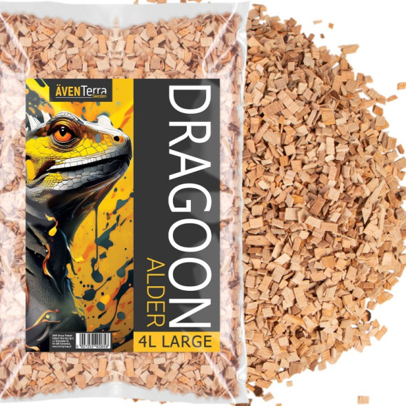 Натуральная древесная подстилка Aventerra DRAGOON Alder Large 4 л для больших террариумов, рептилий, грызунов и пауков