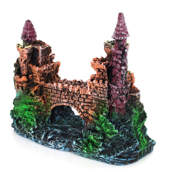 Декорація замок на скелі Aqua Nova 13,5x6x11см (AN629)