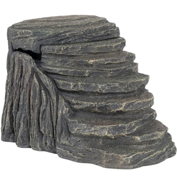 Декоративний фільтр-водоспад Repti-Zoo Turtle Filter Rock GLB09 у формі скелі для черепах, крабів і амфібій (350 л/год, до 90 літрів)