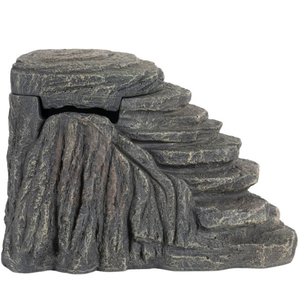 Декоративний фільтр-водоспад Repti-Zoo Turtle Filter Rock GLB09 у формі скелі для черепах, крабів і амфібій (350 л/год, до 90 літрів)