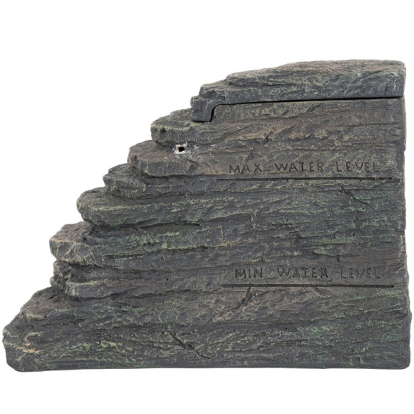 Декоративний фільтр-водоспад Repti-Zoo Turtle Filter Rock GLB09 у формі скелі для черепах, крабів і амфібій (350 л/год, до 90 літрів)