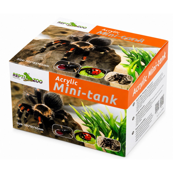 Тераріум з акрилу Repti-Zoo Mini ACR17 10,5×8,5×6,5 см для павуків, скорпіонів та комах