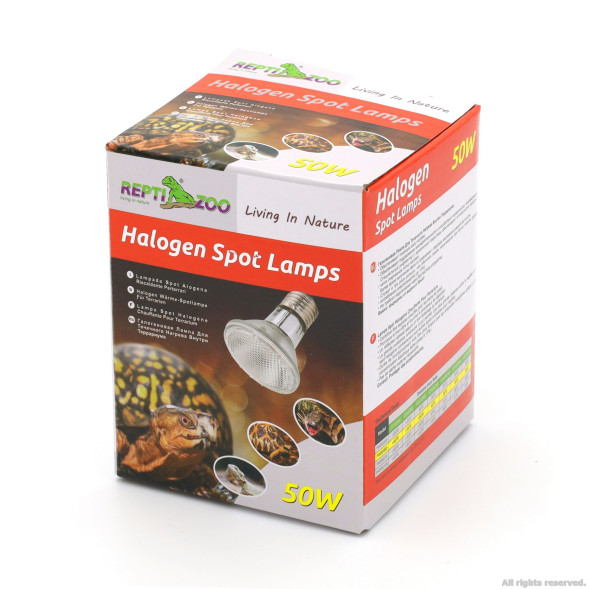 Лампа галогенная для точечного нагрева UVA Repti-Zoo Spot lamp 50W (PAR2050)