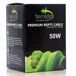 Нагрівальний кабель Terrario Premium Repti Cable 50W 7м для тераріуму з силіконовим покриттям