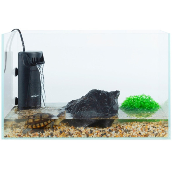 Внутрішній фільтр Repti-Zoo Aquatic Corner Filter (GLB08) для тераріумів із черепахами, рибами та амфібіями (350 л/год, до 76 літрів)
