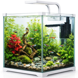 Акваріум, комплект Kruger Meier Shrimp!One Pro 30 білий 15 л. 24x25x26.5 см