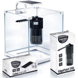 Акваріум, комплект Kruger Meier Shrimp!One Pro 30 білий 15 л. 24x25x26.5 см