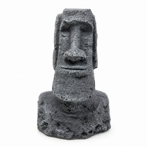 Декорація Hobby Moai Ora 2 15×12×22см - статуя Моаї з укриттям для акваріума і тераріуму (41718)