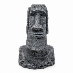 Декорація Hobby Moai Ora 2 15×12×22см - статуя Моаї з укриттям для акваріума і тераріуму (41718)